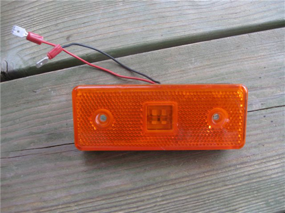 Picture of side marker light, LED, orange