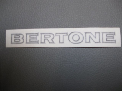 Picture of decal / sticker BERTONE 120x12 mm, black