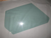 Picture of door window glass, green tinted, right