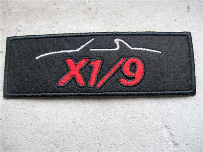 Picture of embroidered emblem X 1/9 silhouet
