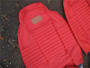 Picture of set seat covers 1500, Bertone, leather, red