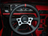Picture of steering wheel, original, covered in LEATHER or ALCANTARA