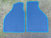 Picture of set of 2 floormats, left and right   BLUE