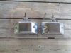 Picture of set CARELLO fog lights, 160 x 90 mm, housing chrome, USED condition