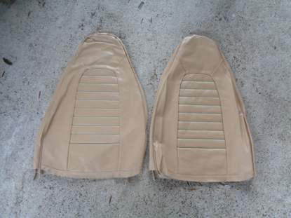 Picture of set seat covers 2 piece, 1300 model 1973-1975 BEIGE, original