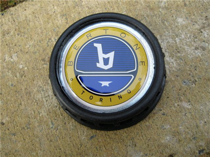 Picture of fuel filler cap with BERTONE emblem