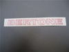 Afbeeldingen van sticker BERTONE 120x12 mm, rood