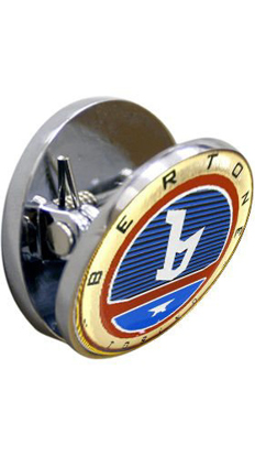 Afbeeldingen van magneet pin met Bertone logo