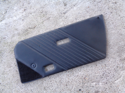 Picture of set of 2 doorcards, 1500, left and right, leather, BLACK, NEW, original