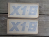 Picture of X 1.9 stickers rollbar, black, ORIGINAL