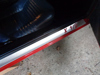 Picture of doorsills, stainless steel, with X 1/9 logo