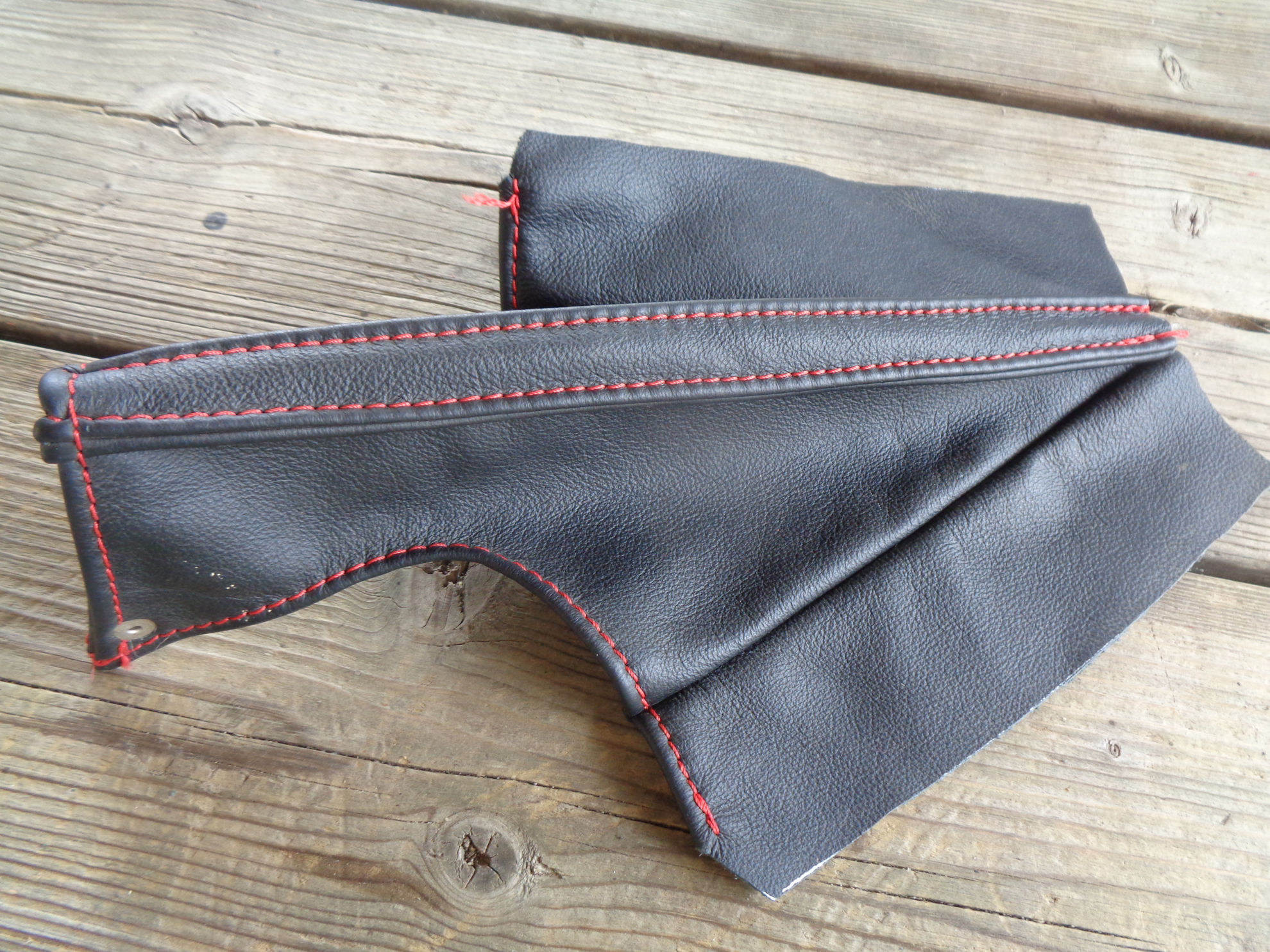 Picture of handbrake cover 1300, leather, black